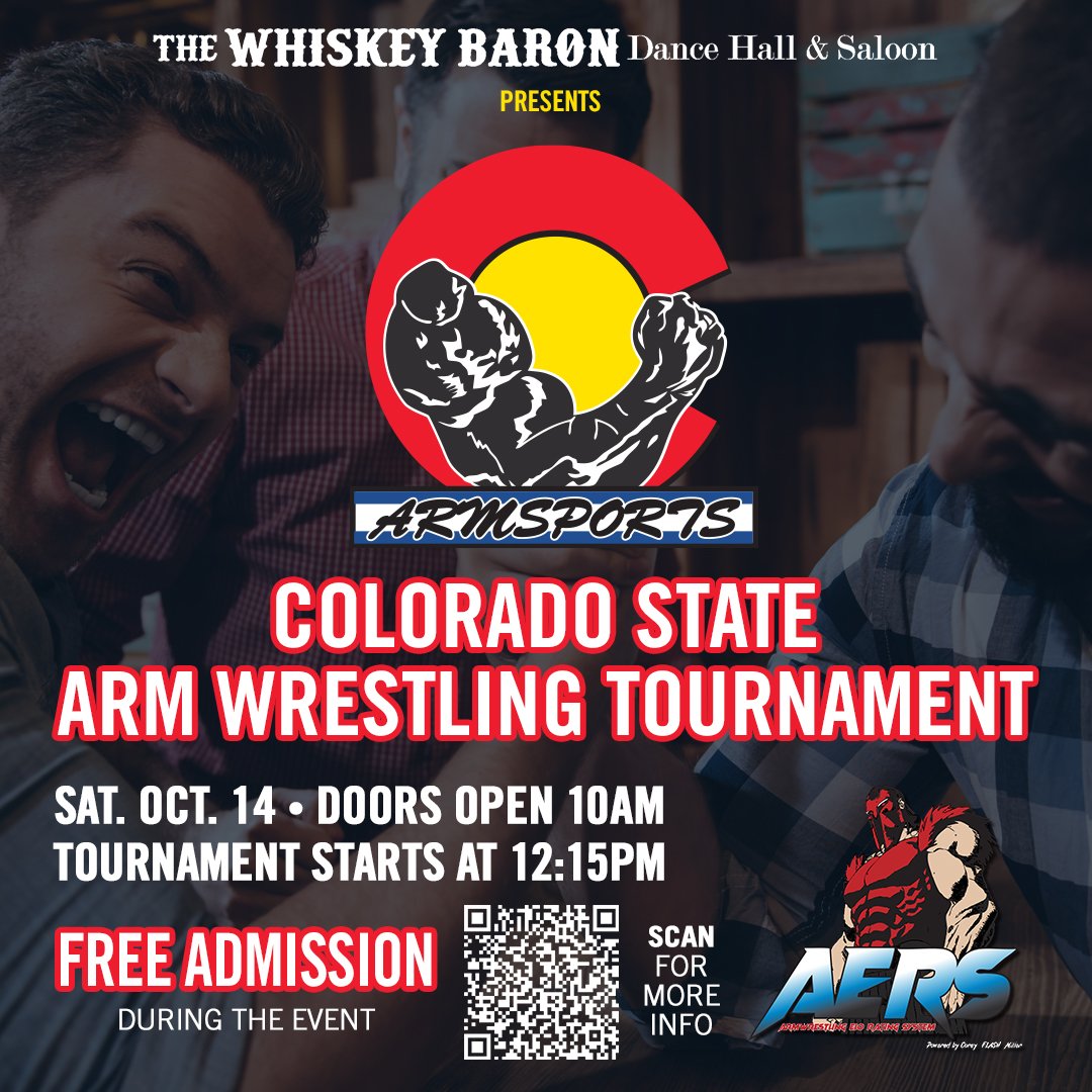 Colorado State Arm Wrestling Tournament at the Whiskey Baron Dance Hall & Saloon in Colorado Springs