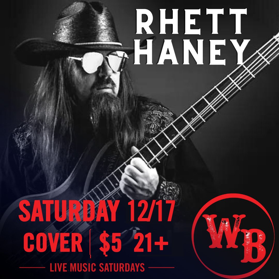 Rhett Haney Concert Event at the Whiskey Baron Dance Hall & Saloon on Saturday, December 17, 2022 in Colorado Springs