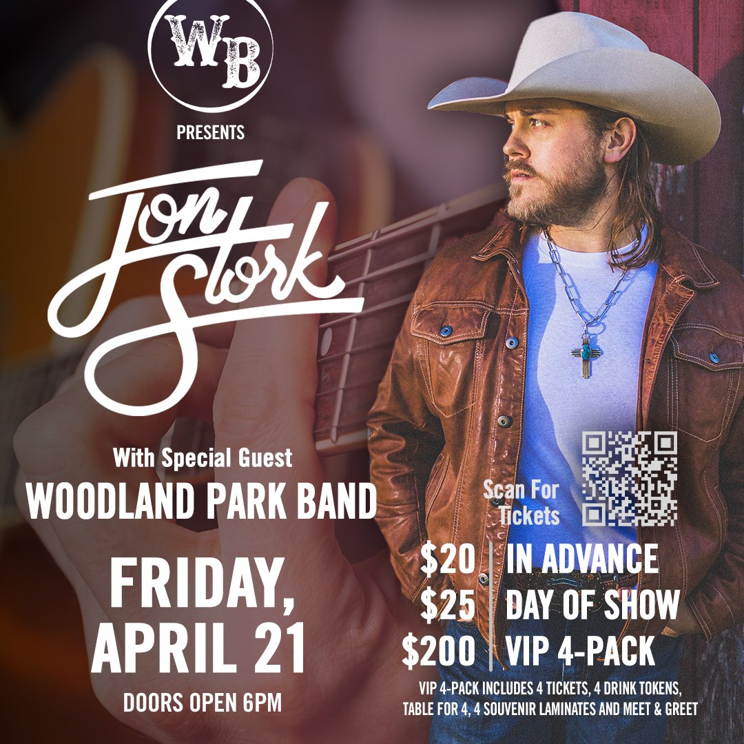 Jon Stork Concert Event at the Whiskey Baron Dance Hall & Saloon on Friday, April 21, 2023 in Colorado Springs