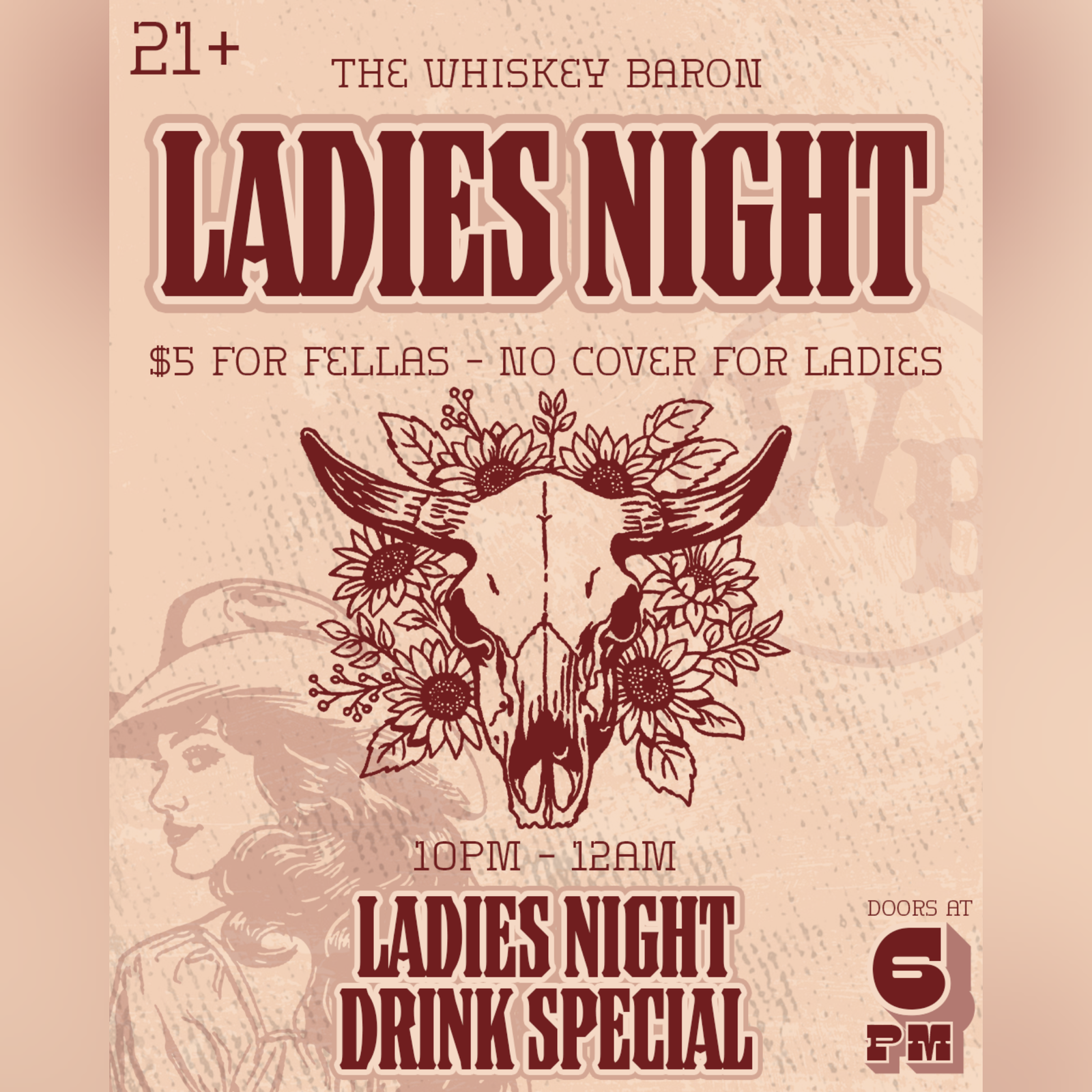 Ladies Night at the Whiskey Baron Dance Hall & Saloon in Colorado Springs